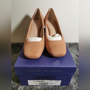 Stuart Weitzman Tan Suede Women's Shoes